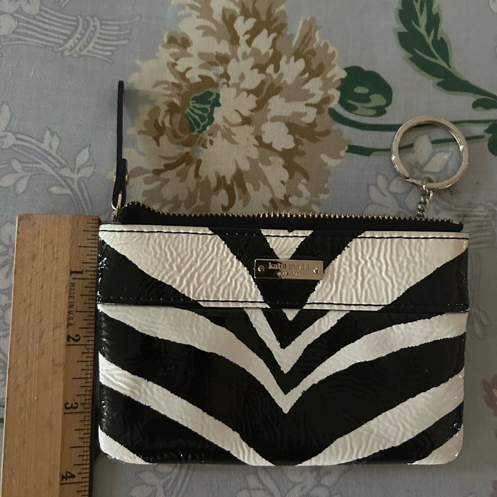 Kate Spade mini zip wallet.